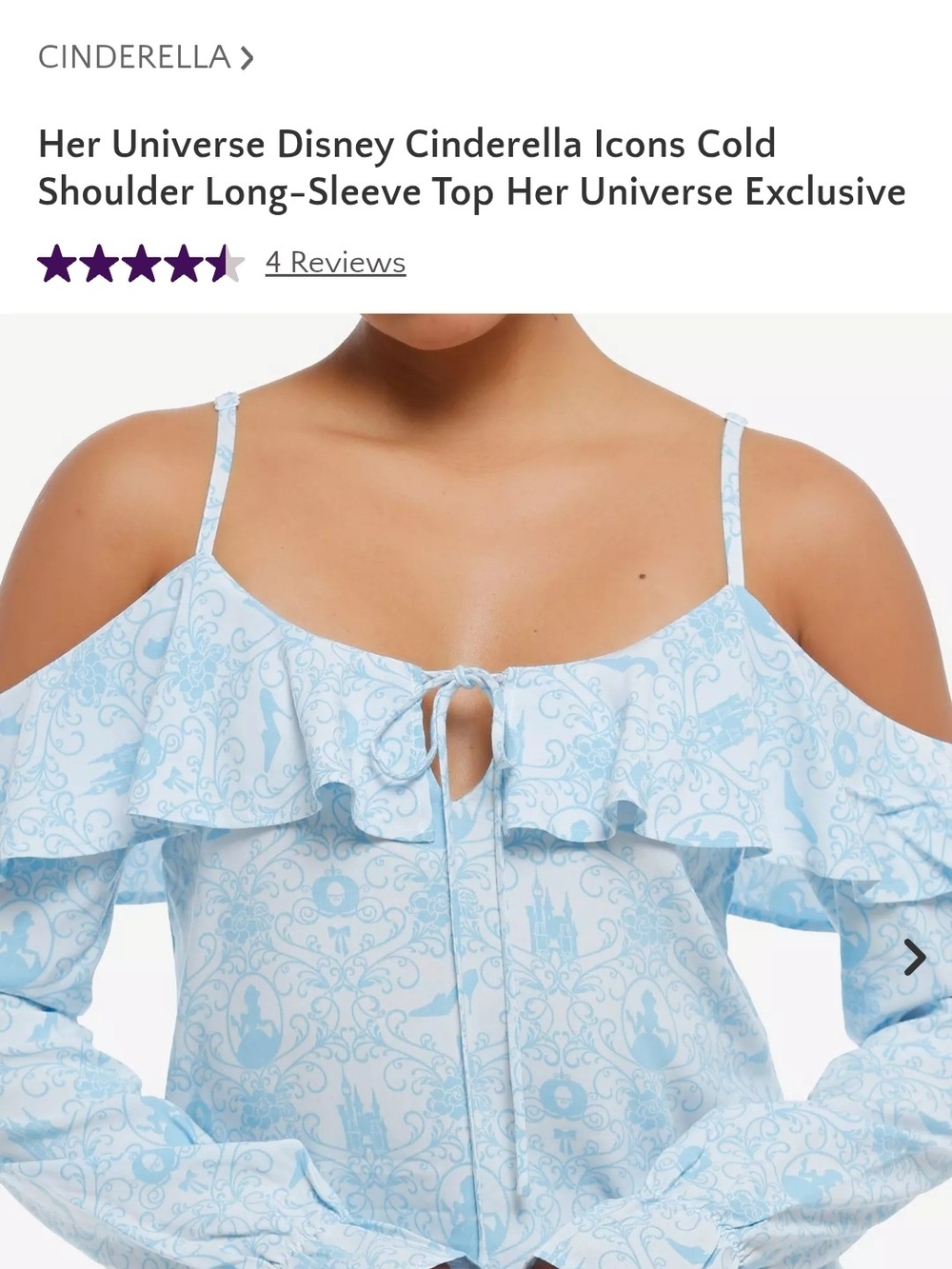 Cinderella Cold Shoulder
